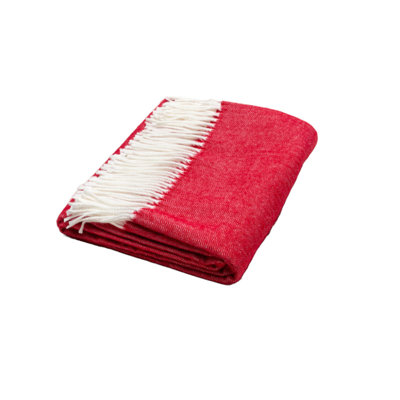 Soft Acrylic Herringbone Throw Blanket