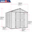 Woodbridge Plus 10.5 ft. W x 10.5 ft. D Plastic Storage Shed