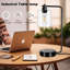 19inch Black Table Lamp with Wireless Charging pad
