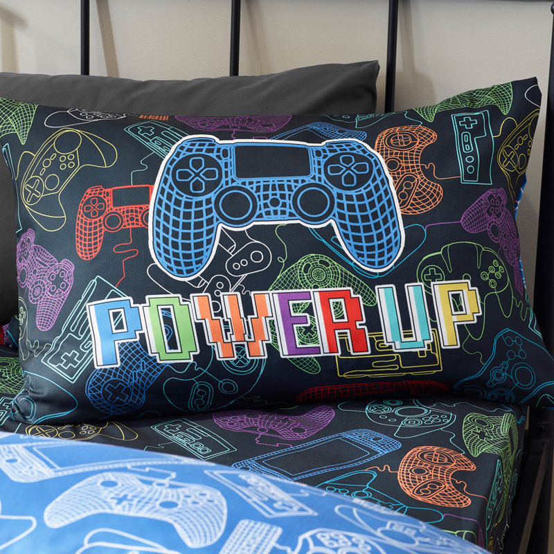 Power Up Gamer So Soft Duvet Cover Set, Single