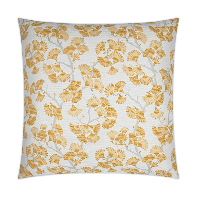 Cortina Pillow Cover & Insert, Lemon, Square 22"