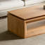 Table basse 43,3 po à plateau relevable moderne en placage de bois massif-873677153
