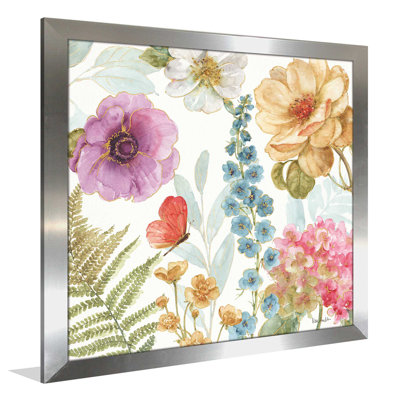 Rainbow Seeds Flowers III - reproduction sur toile