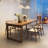Burlywood Rectangular Solid Wood Dining Table-34462301