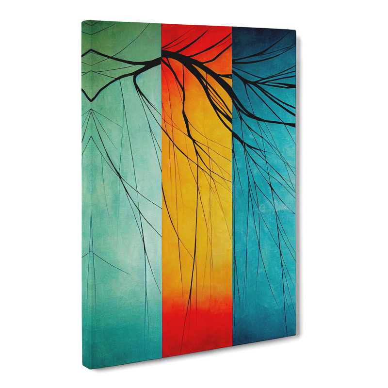 Tree Panels - Wrapped Canvas, 50cm H x 35cm W x 3cm D
