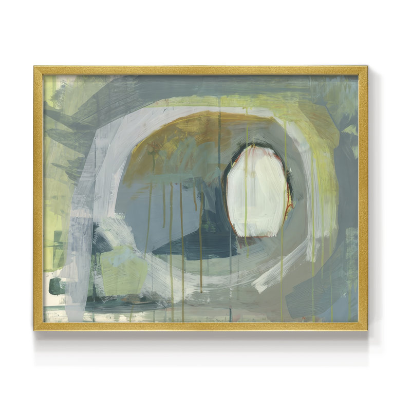 Blue Nest II -Framed Print - Restickable, 22'' H x 28'' W