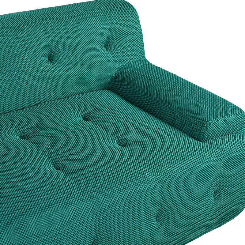 Upholstered 3 Apartment Furniture - Mesh, Deep Seat Comfort, Low Armrest, No Assembly Required For A Modern Look Living Room