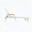 Chaise longue Oaxton avec structure en aluminium et sièges en filet-2097862695