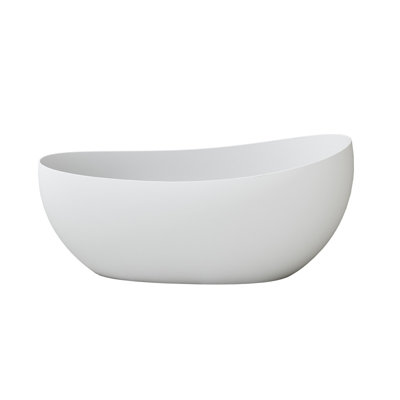 Crestone Casainc Freestanding Soaking Solid Surface Resin Stone Bathtub
