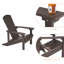 Chaise de patio d'extérieur en plastique Adirondack-59401959