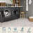 Kaldi Washable Area Rug for Bedroom Floral Ultra-Thin Non-Slip Pastel Bedroom Nursery Playroom Carpet-1114046917