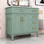 Meuble-lavabo chic 36 po avec lavabo en céramique, armoire à fermeture douce et 4 tiroirs-1580771992