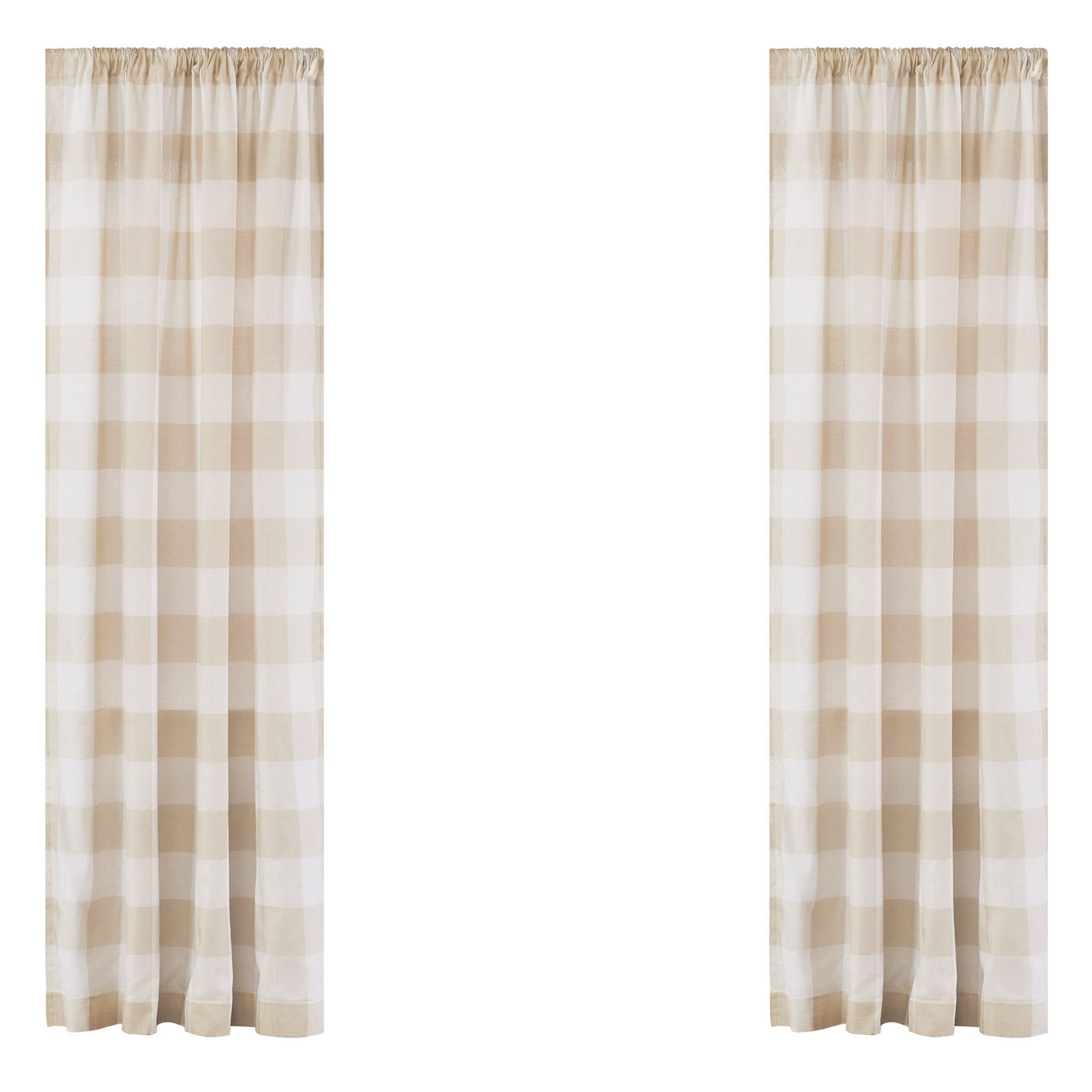 Cotton Room Darkening Curtain Panel Set