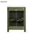 Vintage Style 24-Inch Small Bathroom Vanity Cabinet With Ceramic Sink, 2 Soft-Close Hinges, Adjustable Shelving 24" Rectangular Solid Wood Frame, Side Panels, Function