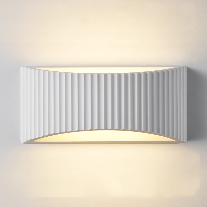 Flush Mounted Sconce, 14cm H x 30cm W x 9.5" D