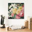 «Antique Roses On Black C» par Danhui Nai, art mural sur toile-240136243