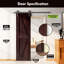 84 po de hauteur 5-en-1 Design acajou rouge massif couleur bois de pin fini / non assemblé une porte seulement-101075129