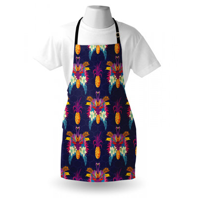 Tablier de fleurs et d’ananas