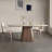 Simple Retro Oval Rock Slab Dining Table-1501813893