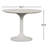 Lourdes Round Stone Top with Iron Base Dining Table