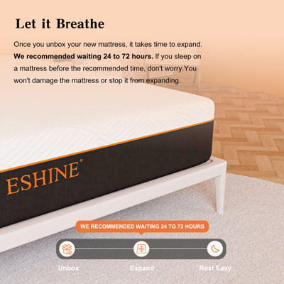 Matelas en mousse à mémoire de forme mi-moelleux de 12 po avec housse en mousse infusée au thé vert et graphène - essai gratuit de 100 nuits