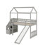 Lit mezzanine simple avec glissade-491878442