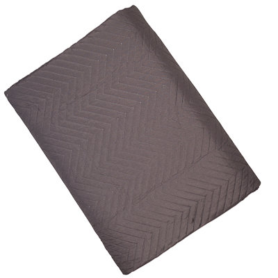 Anika Polyester Solid Colour Bedspread, 200 x 230 cm, Black
