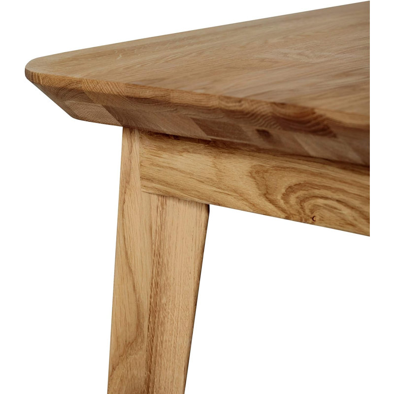 Dantzler solid wood dining table, Heart Oak, H75 x L75 x W50cm