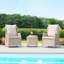 Canica Reclining 2 Seat Rattan Bistro Set