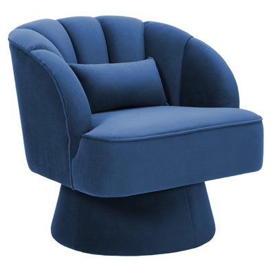 Fauteuil demi-tonneau pivotant à 360 ° Modern