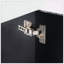 Meuble-lavabo flottant 21,6 po avec lavabo en céramique, rangement à gauche