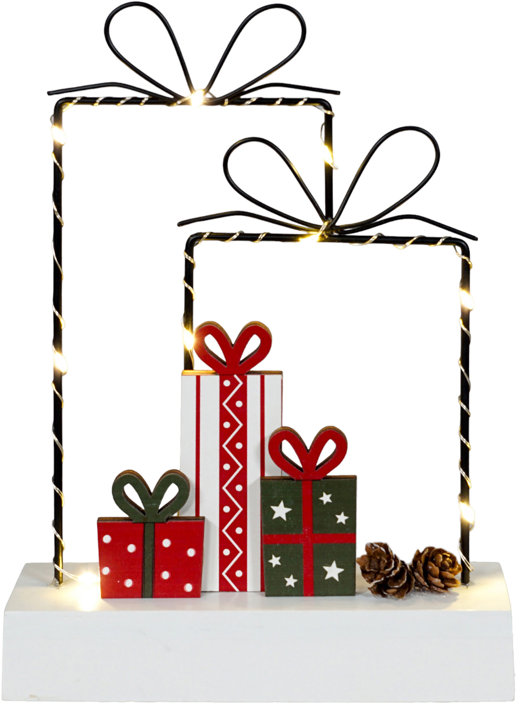 Led Present Stack The Seasonal Aisle Haak Wired LED Present Festive Display | Wayfair.co.uk