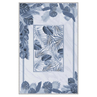 Luxurious Woven Area Rug, 100% Polyester, 23.6 x 39.4 inches | 650 g/m², 0.3 in Pile Height | Antibacterial, Non-Slip PVC Dot Underside, Machine Washable | 3D Digital Printing, Perfect for Living Room & Bedroom Decor
