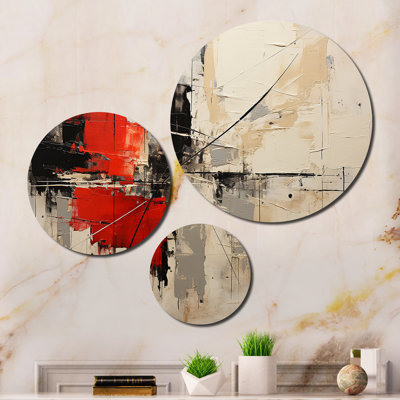 Abstract Duality I - Ensemble de décorations murales abstraites en métal