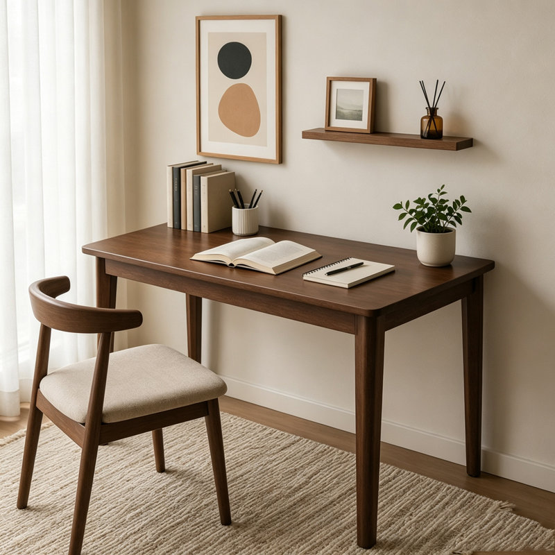 Modern Solid Wooden Desk