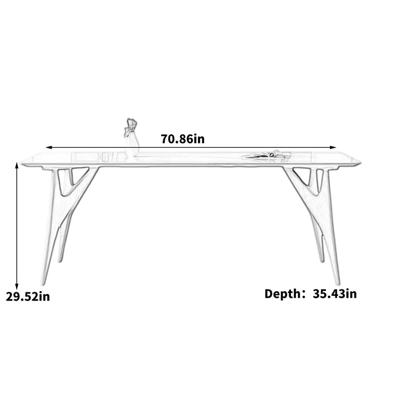 Paukner, 29.52"H x 70.86"L x 35.43"W