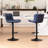 Denan Swivel Adjustable Height Bar Stool-695212899