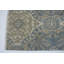 Tapis bleu sarcelle à motif géométrique 6X9