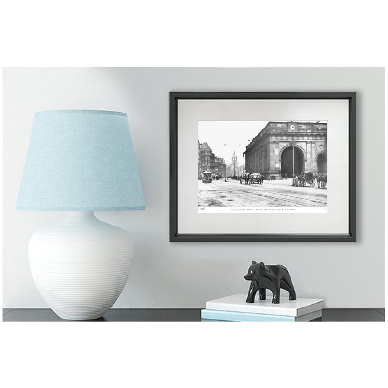 Newcastle Upon Tyne, Central Station 1900 by Francis Frith - Single Picture Frame Print, 40cm H x 50cm W x 2.3cm D