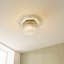 Clear Glass Flush Mount