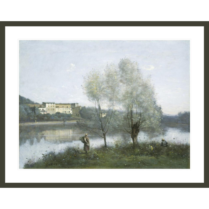 Ville-d'Avray par Jean-Baptiste-Camille Corot, H 33,06 po x l 41,5 po