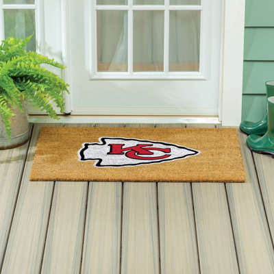 Grand tapis couleur coco Kansas City Chiefs, 36 po x 24 po