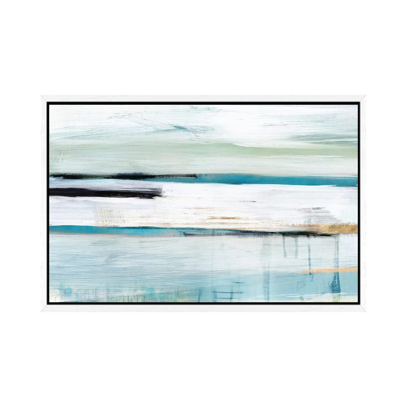 Standing Still I by Isabelle Z - Painting on Canvas, 66.04 cm H x 45.72 cm W, White Framed