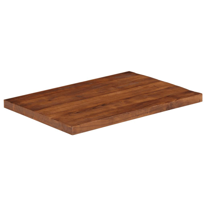 Solid Wood Table Top, 2.5cm H x 90cm W x 70cm D