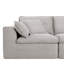 Canapé modulaire entièrement compressé de 142 po x 82 po, en forme de U avec repose-pieds, velours côtelé de luxe avec coussin moelleux en forme de nuage supplémentaire, sans assemblage requis, pour le salon et l’appartement, 2 couleurs-726273818