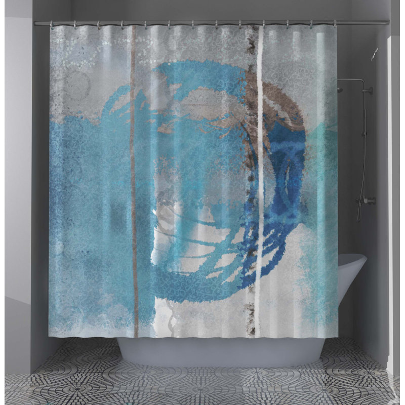 Drool Dynamic Designer Shower Curtain