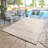 Savara Mayview Beige Tan Ivory Cream Moroccan Bohemian Indoor/ Outdoor Polypropylene Flatweave Area Rug-114323885