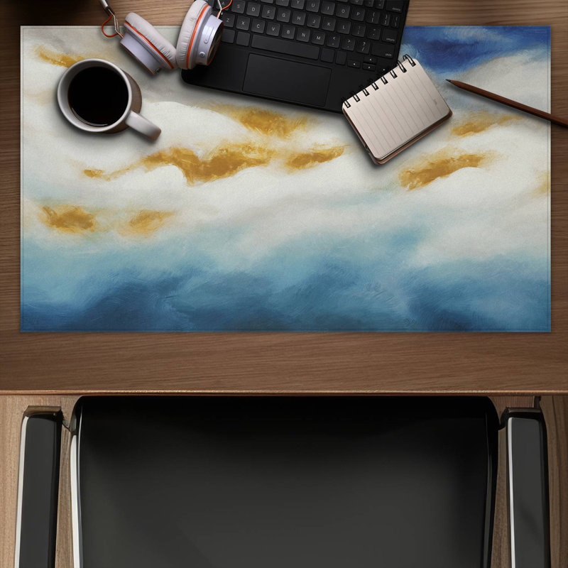 Abstract landscape - 14.00"x24.25" Desk mat
