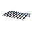 9 Arms Pull Out Wardrobe Scarf Trouser Extendable Rack (Right Installation)