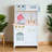  Teamson Kids Little Chef Boston Wooden Pretend Play Kitchen Set with Oven, Microwave and Acessory Set-65326113